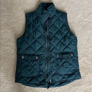 Green Quilted Vest